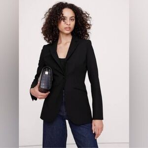 NWT! BANANA REPUBLIC WOMEN’S BLACK HOURGLASS REFINED BLAZER 💫